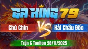 Trận 6 TonHon 28/11/2025 - Gà Anh Hải Châu Đốc Tải Cựa Quá Tốt