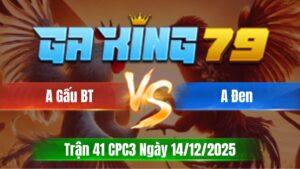Trận 41 CPC3 Ngày 14/12/2025 - Xanh chấp ngông đá đúng 2 cước về bờ