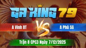 Trận 8 CPC3 Ngày 7/12/2025 - Đỏ đá bo bờ rồ mát khét lật tại bồ