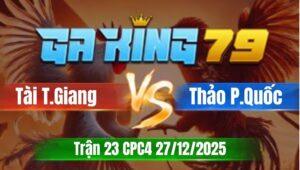 Trận 23 CPC5 Ngày 27/12/2025 - Bướm vô bị nắm đầu đá như mẹ chồng đánh nàng dâu