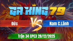 Trận 34 CPC3 Ngày 28/12/2025 - Xanh chết tới đỏ bỏ miệng không cắn hòa tang