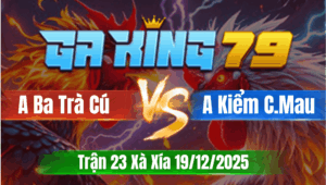 Trận 23 Xà Xía 19/12/2025 - Anh Ba Trà Cú Vs Anh Kiểm Cà Mau