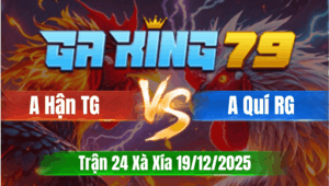 Trận 24 Xà Xía 19/12/2025 - Anh Hậu Tiền Giang Vs Anh Quí Rạch Giá