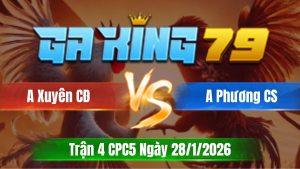 Trận 4 CPC5 Ngày 28/01/2026 - Xanh chặn chân ngay ông địa đỏ xè đuôi về bờ nhanh gọn