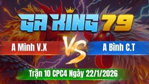 Trận 10 CPC4 Ngày 22/01/2026 - Điều chụp vũ cơ 1 úa nằm đập cánh chết