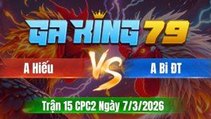 Trận 15 CPC2 Ngày 7/3/2026 - Úa gục đầu chấm muối tiêu bướm bỏ mặt hòa