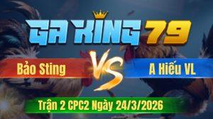 Trận 2 CPC2 Ngày 24/3/2026 - Điều bự không có chân kết thúc xanh hoà tang may mắn