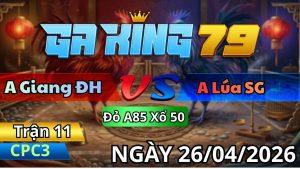 Trận 11 CPC3 Ngày 26/04/2026 - Bướm 4 Dách Gà Tốt Kính Mà Sống Không Nổi
