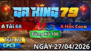 Trận 22 CPC3 Ngày 27/04/2026 - Đỏ vô lọt trước trả cây cứu chủ hòa tang hên