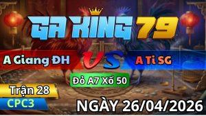 Trận 28 CPC3 Ngày 26/04/2026 - Khét Vô Lọt Tim Ói Trả Chân Cứu Chủ Vừa Kịp Nhịp Cuối Hòa
