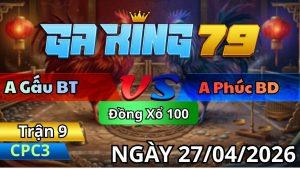 Trận 9 CPC3 Ngày 27/04/2026 - Bướm hiệu idol ra sân kéo lúa chỉ 1 tay nước