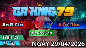 Trận 21 Xà Xía Ngày 29/04/2026 - Đỏ lùa đúng cơ 1 xanh hết phép nhiệm màu
