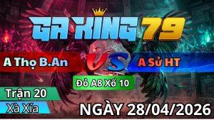 Trận 20 Xà Xía Ngày 28/04/2026 - Cú kêu trúng cây lưng điều ngã ói chết
