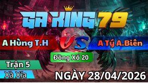 Trận 5 Xà Xía Ngày 28/04/2026 - Xanh gãy cánh dí đỏ chạy lụm lúa cho chủ