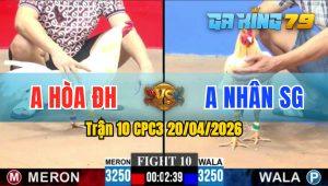 Trận 10 CPC3 20/04/2026 - Xanh Thấm Tang Nằm Ngủ Giúp Đỏ Về Bờ