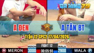 Trận 12 CPC2 17/04/2026 - Gà Khét Anh Tân BT Tải Cựa Quá Khủng