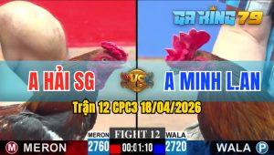 Trận 12 CPC3 18/04/2026 - Gà Má Minh Long An Có Chân Cựa Xạo Lờ