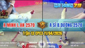 Trận 13 CPC3 11/04/2026 - 1 Ngày Quá Đen Đối Với Anh Minh Long An