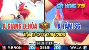 Trận 13 CPC3 12/04/2026 - Giang Đức Hoà Thất Bại Trước Tâm SG