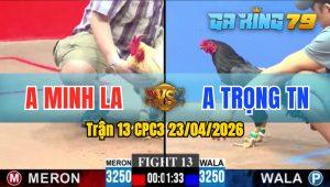 Trận 13 CPC3 23/04/2026 - Gà Bướm Má Minh Tải Cựa Quá Khủng Khiếp