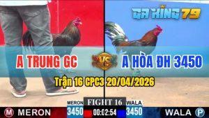 Trận 16 CPC3 20/04/2026 - Xanh Đâm Nhiều Chân Mà Bị Đỏ Đâm Hay Hơn Xin Đầu Hàng