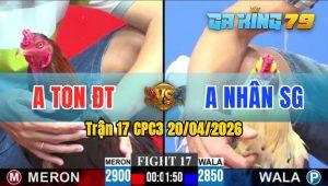 Trận 17 CPC3 20/04/2026 - Xanh Quá Hay Đâm Cặp Giò Làm Đỏ Nằm Sân