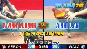 Trận 20 CPC3 14/04/2026 - Gà Anh Nhí Long An Có Chân Cựa Phản