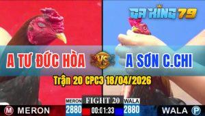 Trận 20 CPC3 18/04/2026 - Gà Anh Sơn Củ Chi Đâm Cựa Thấy Ớn Lạnh