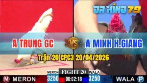 Trận 20 CPC3 20/04/2026 - Xanh Vuốt Mặt Kéo Đỏ Nằm Sân Hết Sức Chịu Đòn