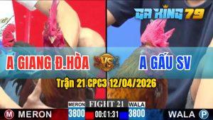 Trận 21 CPC3 12/04/2026 - Gà Anh Giang Đức Hoà Đá Liên Hoàn Cước