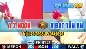 Trận 23 CPC3 12/04/2026 - Gà Bướm Anh Đạt Tân An Lụm Anh 7 Ngón