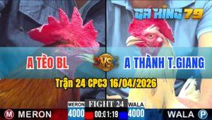 Trận 24 CPC3 16/04/2026 - Anh Thành Tiền Giang Đá Phản Thắng Phút Cuối