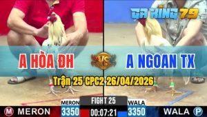 Trận 25 CPC2 26/04/2026 - Bướm Qúa Lực Rồng Đá Úa Nằm Hết Đứng Phút Cuối Cùng