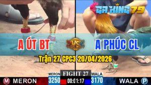 Trận 27 CPC3 20/04/2026 - Đỏ Canh Chặn Hay Làm Xanh Thấm Tang Chịu Đòn