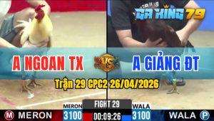 Trận 29 CPC2 26/04/2026 - Bướm Giao Nạp Quá Đâm Vàng Hư Hình Hết Cứu