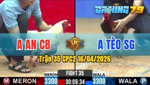 Trận 35 CPC2 16/04/2026 - Anh Tèo SG Thắng Anh An CB Ở Phút 90