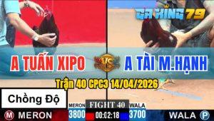 Trận 40 CPC3 14/04/2026 - Gà Anh Tuấn Xì Po Chồng Độ Cái Thứ 3