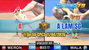 Trận 55 CPC3 11/04/2026 - Gà Cú Của Anh Lam SG Đâm Như Máy Khâu