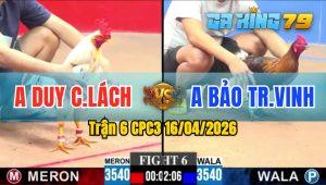 Trận 6 CPC3 16/04/2026 - Anh Bảo Trà Vinh Đánh Bại Anh Duy Chợ Lách