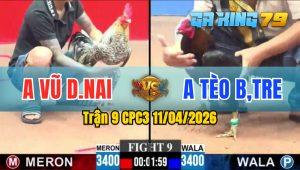 Trận 9 CPC3 11/04/2026 - Gà Que Tèo Bến Tre Siêu Lì Đòn