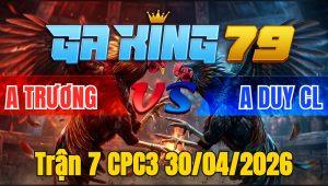Trận 7 CPC3 30/04/2026 - Bướm đá chân tươi xám trả chân đau nằm đóng